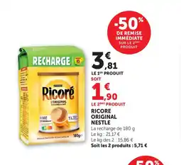 Bi1 RICORE Original nestle offre