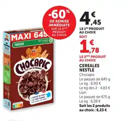 Bi1 CHOCAPIC Cereales nestle offre