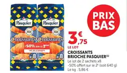Bi1 PASQUIER Croissants brioche offre