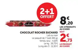 Bi1 ROCHER SUCHARD Chocolat offre