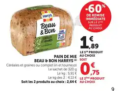 Bi1 HARRYS Pain de mie beau & bon offre