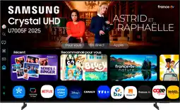 Auchan Samsung tv led 55 / 138cm samsung tu55u7005f offre