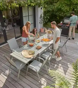 Auchan Gardenstar table de jardin extensible offre
