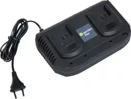 Auchan Gardenstar chargeur rapide 20v pour 2 batteries offre
