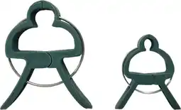 Auchan Gardenstar lot de 40 clips métal pour plantes offre