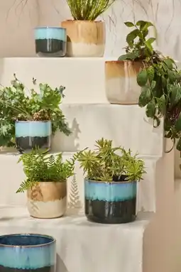 Auchan Gardenstar cache pot en céramique offre