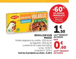 Bi1 MAGGI Bouillon kub offre