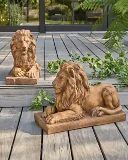 Auchan Gardenstar lion décoratif offre