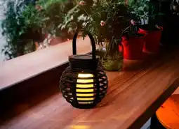 Auchan Gardenstar lanterne solaire h.11cm offre