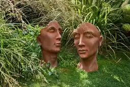 Auchan Gardenstar visage décoratif h.57cm offre