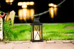 Auchan Gardenstar lanterne solaire bougie h.29.5cm offre