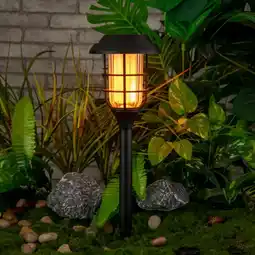 Auchan Gardenstar borne solaire led h.43cm offre