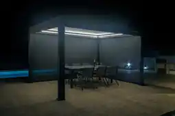 Auchan Sansmarque tonnelle bioclimatique motorisee 4 x 3 m offre