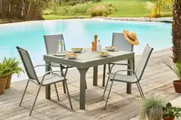 Auchan Gardenstar table de jardin extensible offre