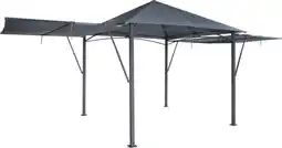 Auchan Gardenstar tonnelle avec panneaux extensibles offre