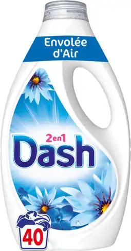 Auchan Dash lessive liquide envolée d'air dash offre