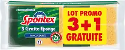 Auchan Spontex gratte éponge longue durée spontex offre