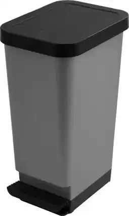 Auchan Tontarelli poubelle à pédale slim tontarelli offre