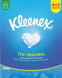 Auchan Kleenex boîte de mouchoir original kleenex offre