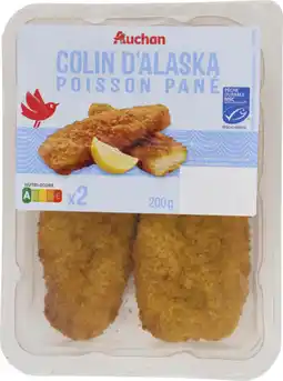 Auchan Auchan colin d'alaska poisson pané auchan offre