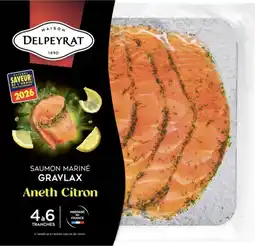 Auchan Delpeyrat saumon mariné gravlax aneth citron maison delpeyrat offre