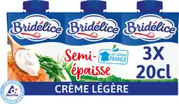 Auchan Bridelice crème légère semi-épaisse bridélice offre