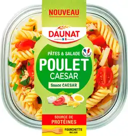 Auchan Daunat pâtes & salade poulet caesar daunat offre