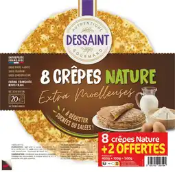 Auchan Dessaint crêpes nature dessaint offre