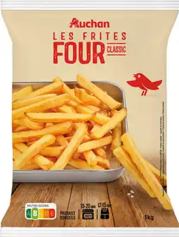 Auchan Auchan frites au four surgelées auchan offre