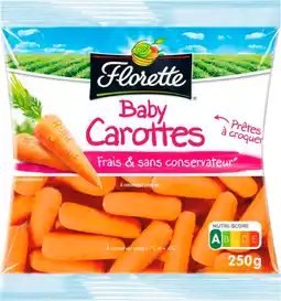 Auchan Florette baby carottes florette offre