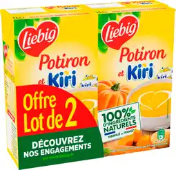 Auchan Liebig soupe de potiron et kiri liebig offre