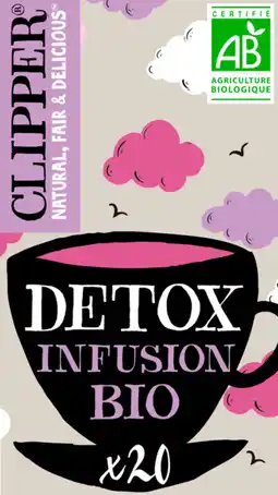 Auchan Clipper infusion bio détox clipper offre
