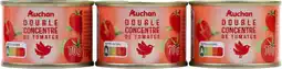 Auchan Auchan double concentré de tomates auchan offre