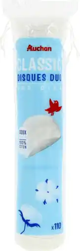 Auchan Auchan disques à démaquiller duo classique auchan offre