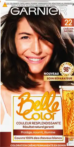 Auchan Belle color coloration permanente belle color garnier offre