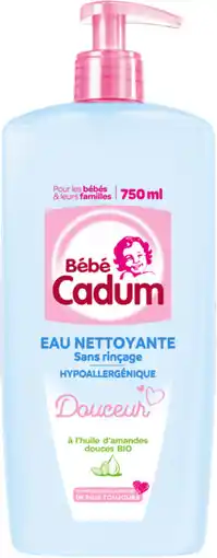 Auchan Cadum eau nettoyante bébé cadum offre
