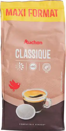 Auchan Auchan dosettes de café classique auchan offre