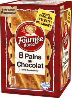 Auchan Fournee doree pains au chocolat la fournée dorée offre