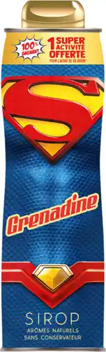 Auchan Dc comics sirop grenadine dc comics offre