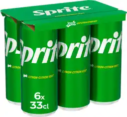 Auchan Sprite sprite canettes offre