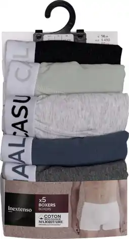 Auchan In extenso boxers homme inextenso offre