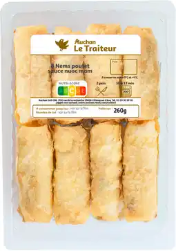 Auchan Supermarché Auchan 6 beignets de crevettes auchan le traiteur offre