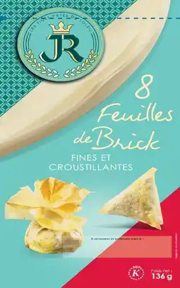 Auchan Supermarché Jr feuilles de brick jr offre