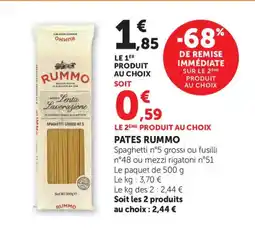 Bi1 RUMMO Pates offre