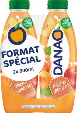 Auchan Supermarché Danao boisson lactée pêche abricot danao offre