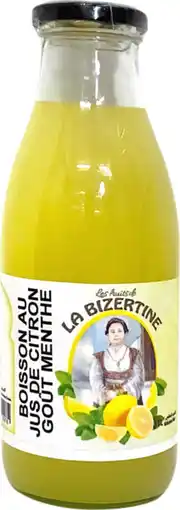 Auchan Supermarché La bizertine boisson au jus de citron goût menthe la bizertine offre