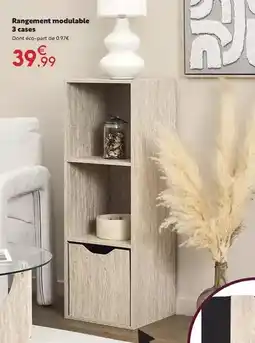 Maxi Bazar Rangement modulable 3 cases offre
