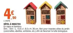 E.Leclerc Dim - hôtel à insectes offre