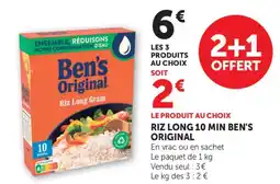 Bi1 BEN'S ORIGINAL Riz long 10 min offre