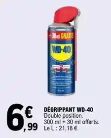 E.Leclerc Wd-40 - degrippant offre